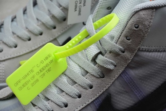 Nike Blazer Mid Off-White Wolf Grey Serena "Queen" AA3832-002