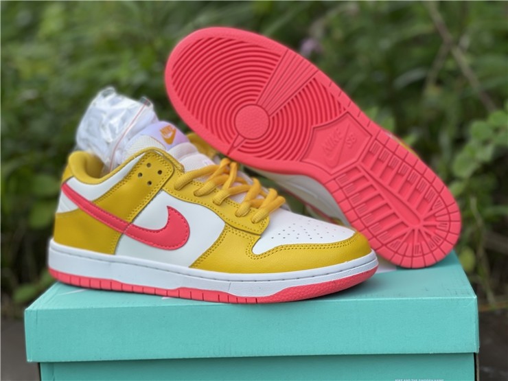 Nike Dunk Low "Samba" White/Yellow-Pink BQ6817-802