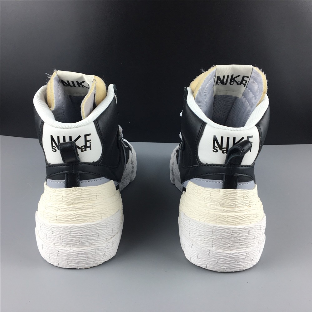 Sacai x Blazer Mid Black Grey BV0072-002