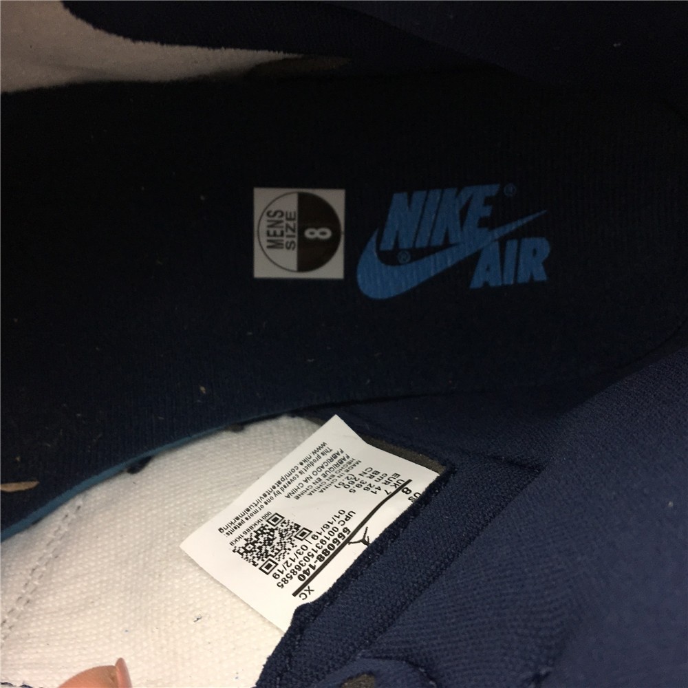 Air Jordan 1 Obsidian University Blue 555088-140