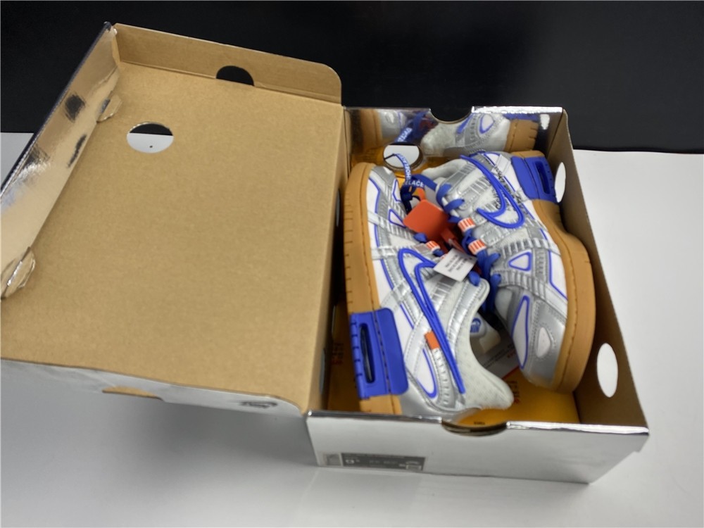 OFF-WHITE x Nike Air Rubber Dunk “University Blue” CU6015-100