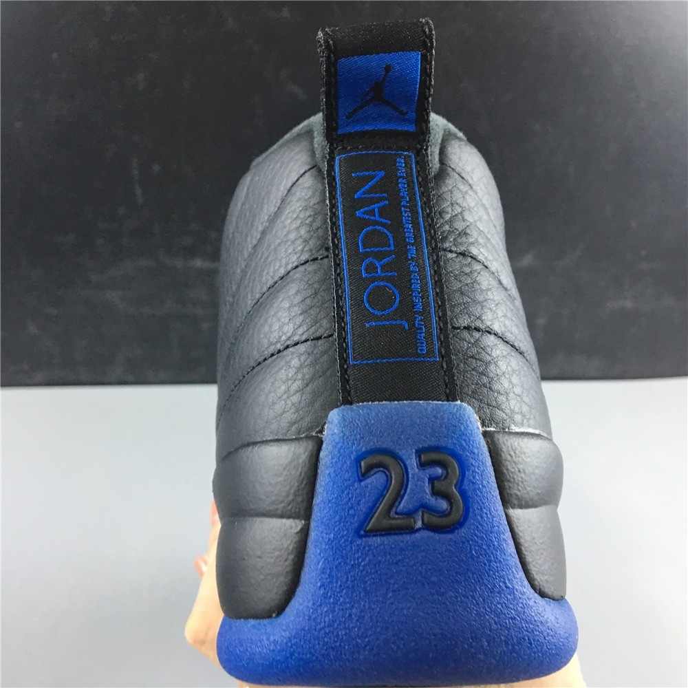 Air Jordan 12 Black Game Royal 130690-014