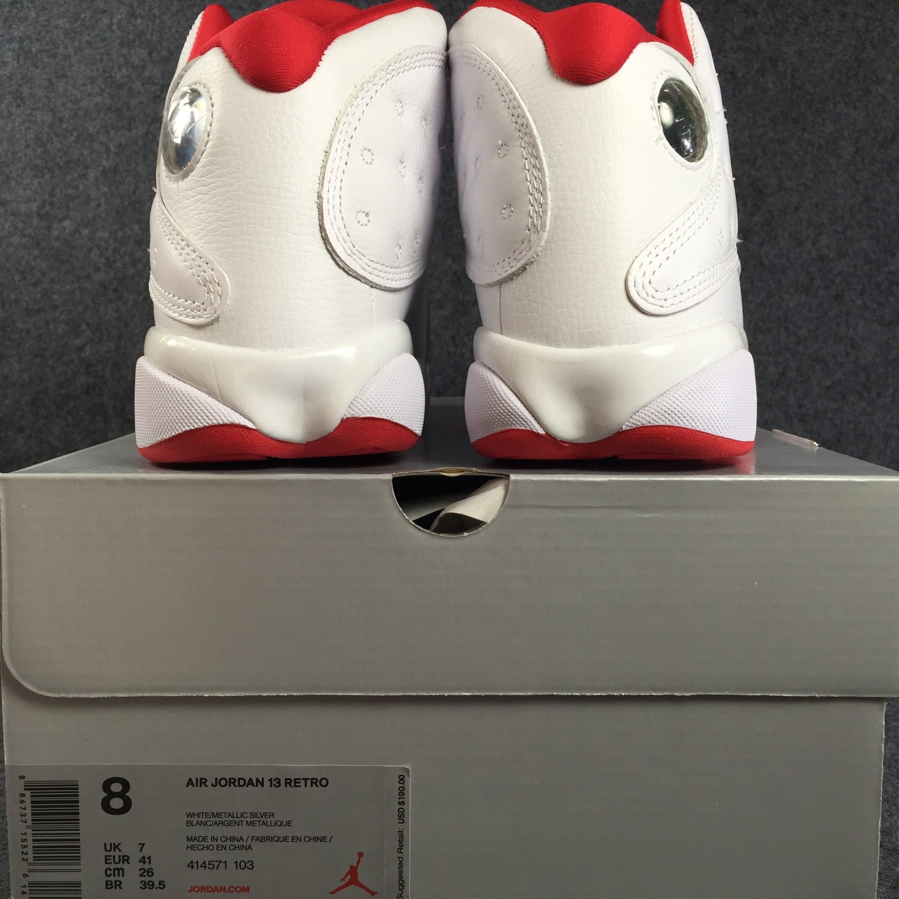 JORDAN 13 RETRO BP "HISTORY OF FLIGHT" white 414571-103