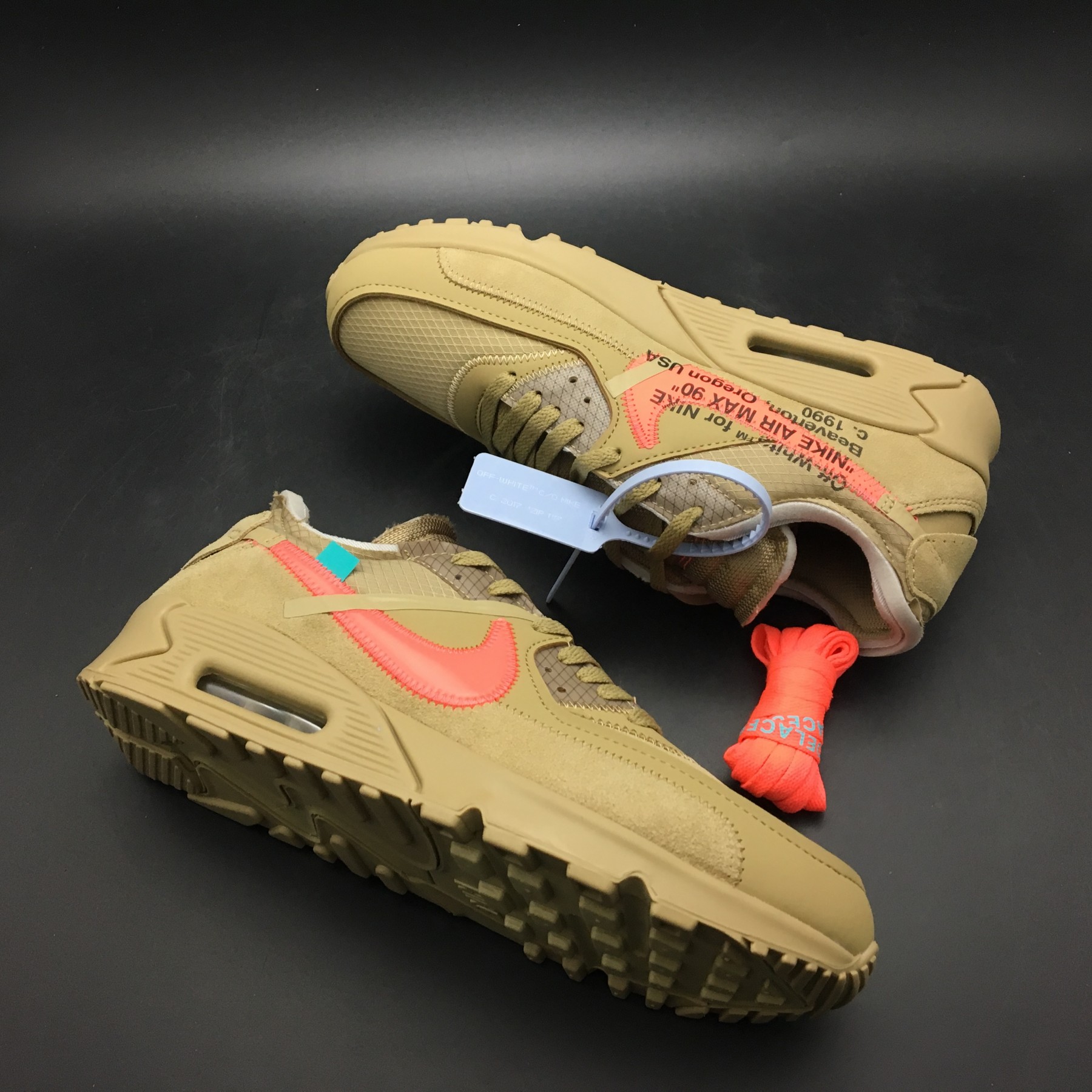 Off-White Nike Air Max 90 Desert Ore AA7293-200