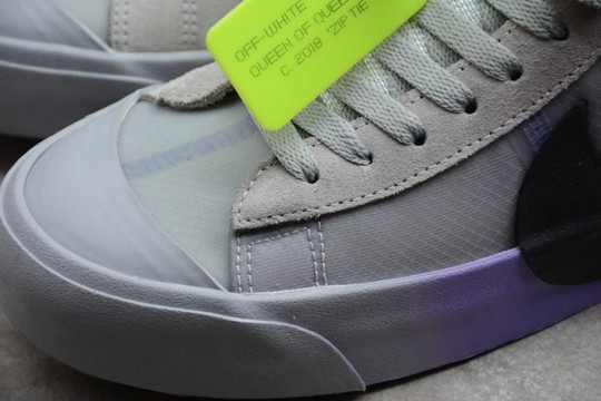 Nike Blazer Mid Off-White Wolf Grey Serena "Queen" AA3832-002