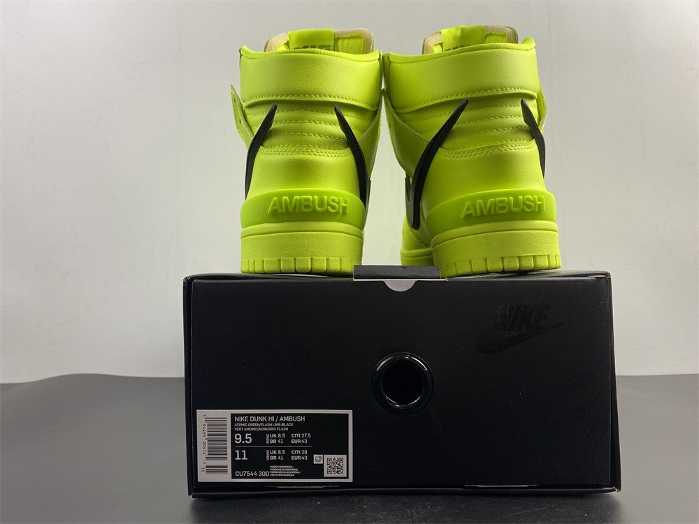 Nike Dunk High AMBUSH Flash Lime - CU7544-300