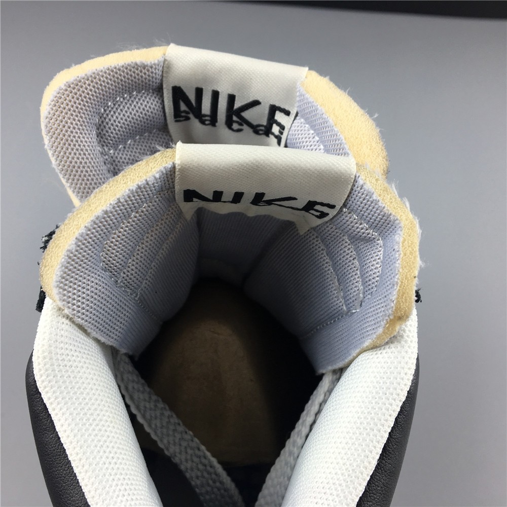 Sacai x Blazer Mid Black Grey BV0072-002