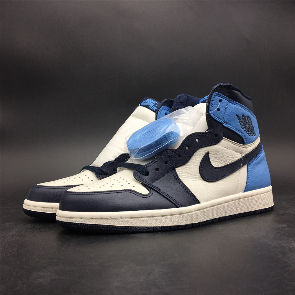 Air Jordan 1 Obsidian University Blue 555088-140