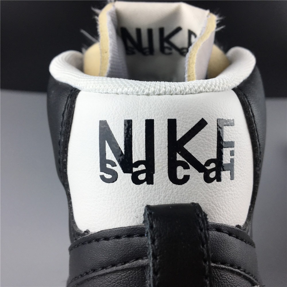 Sacai x Blazer Mid Black Grey BV0072-002