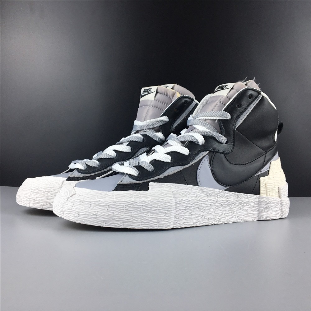 Sacai x Blazer Mid Black Grey BV0072-002