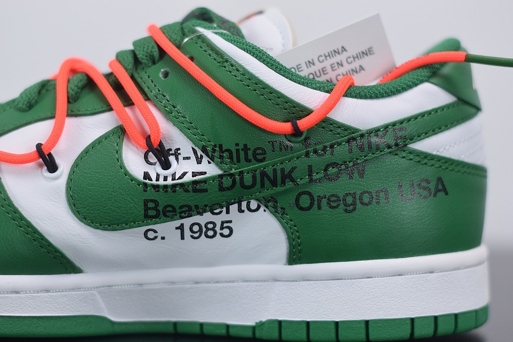 OFF-WHITE x Nike Dunk Low green white CT0856-100
