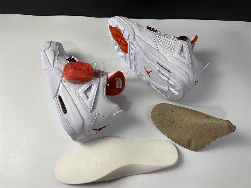 Air Jordan 4 Retro “Pure Money” Orange Metallic CT8527-118