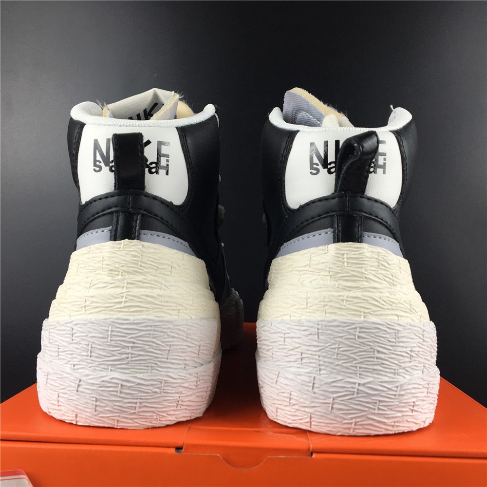 Sacai x Blazer Mid Black Grey BV0072-002