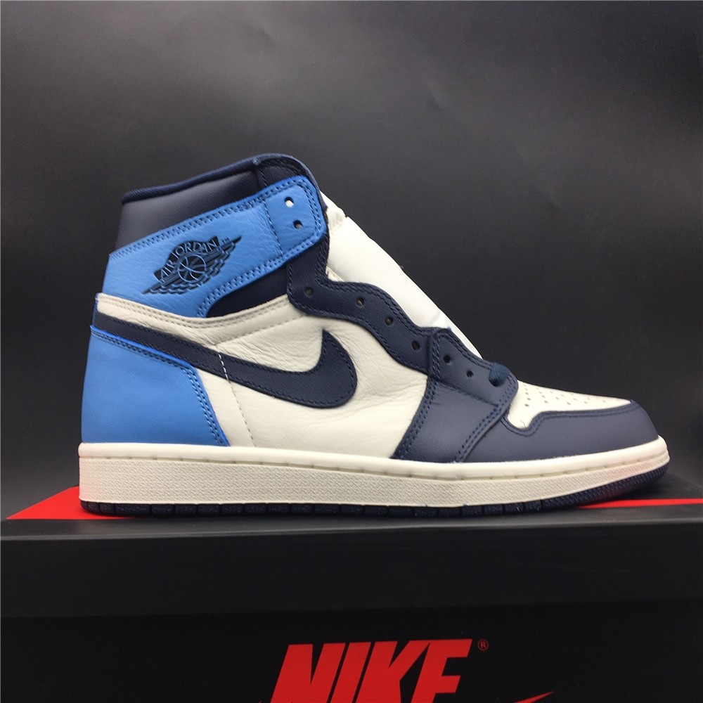 Air Jordan 1 Obsidian University Blue 555088-140