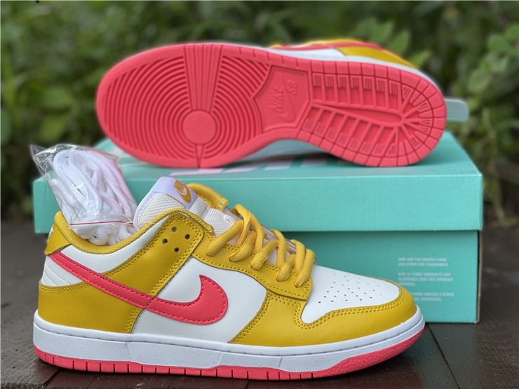 Nike Dunk Low "Samba" White/Yellow-Pink BQ6817-802