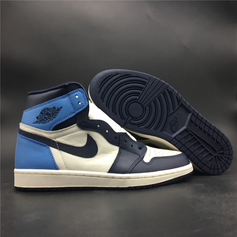 Air Jordan 1 Obsidian University Blue 555088-140