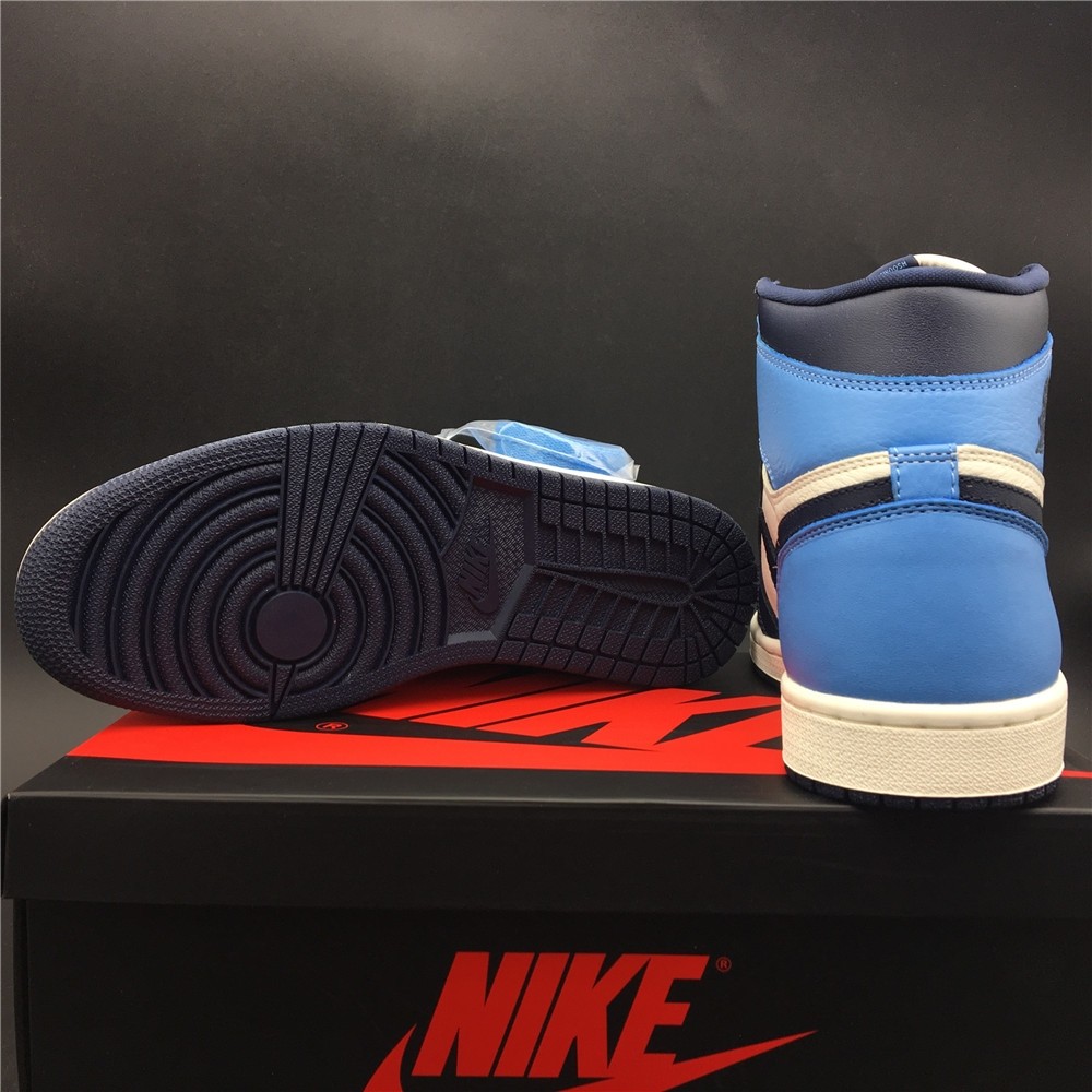 Air Jordan 1 Obsidian University Blue 555088-140
