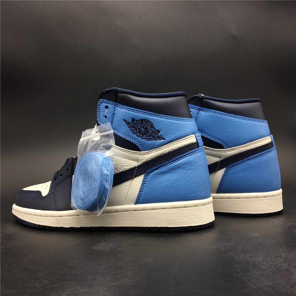 Air Jordan 1 Obsidian University Blue 555088-140