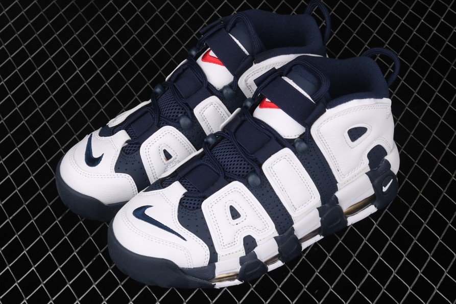 Nike Air More Uptempo “Olympic” White/Midnight Navy 414962-104