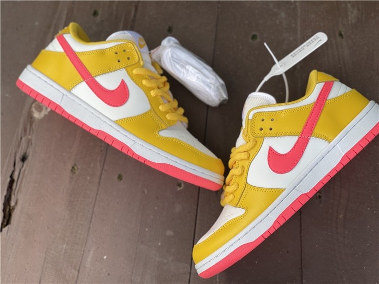 Nike Dunk Low "Samba" White/Yellow-Pink BQ6817-802