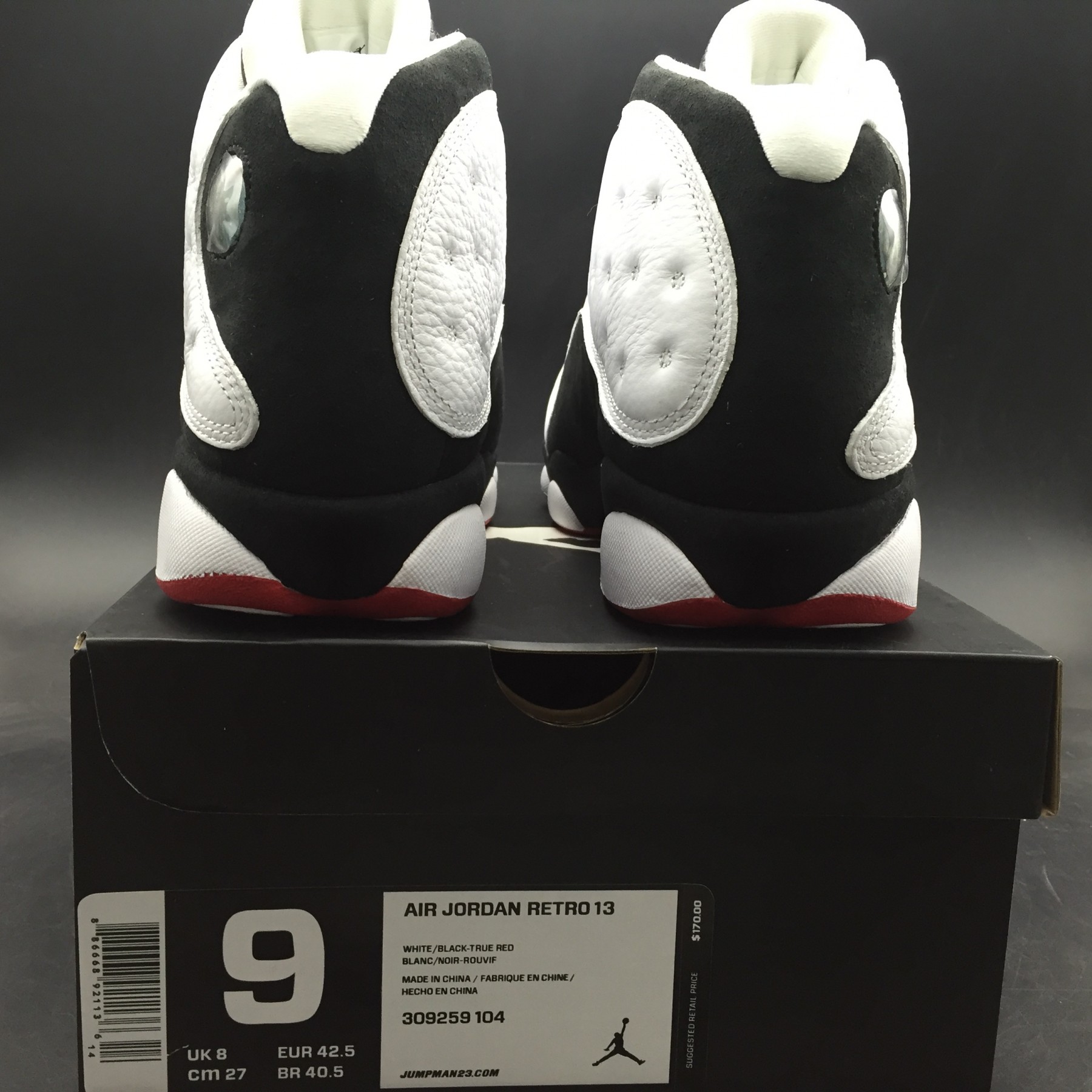 Air Jordan 13 Retro "HE GOT GAME" white/ black-true red 309259-104