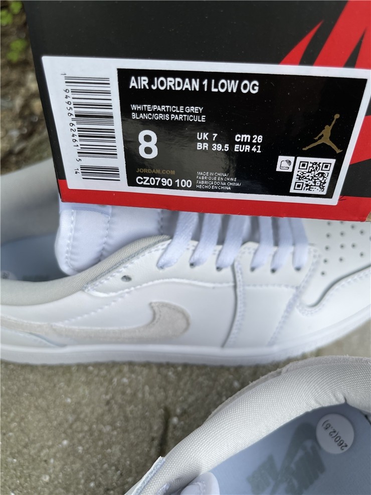Air Jordan 1 Low OG Neutral Grey CZ0790-100