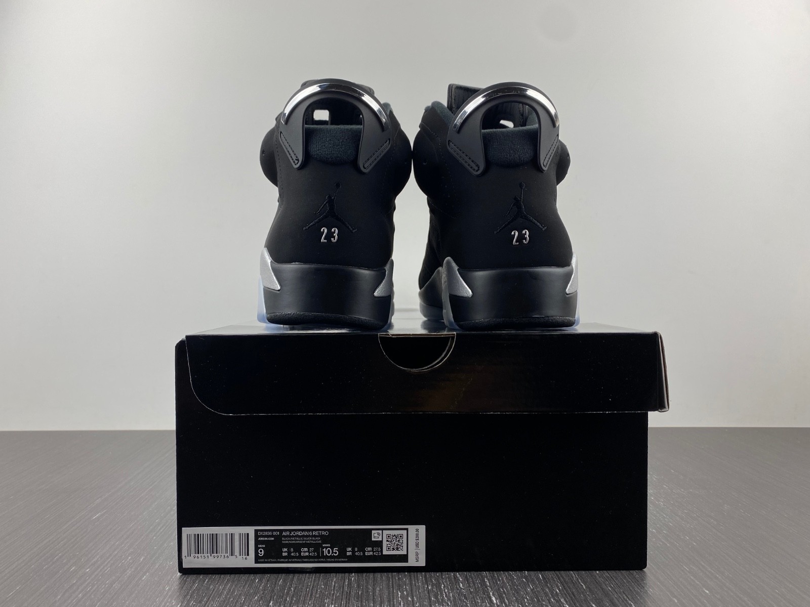 Air Jordan 6 Metallic Silver Chrome DX2836-001