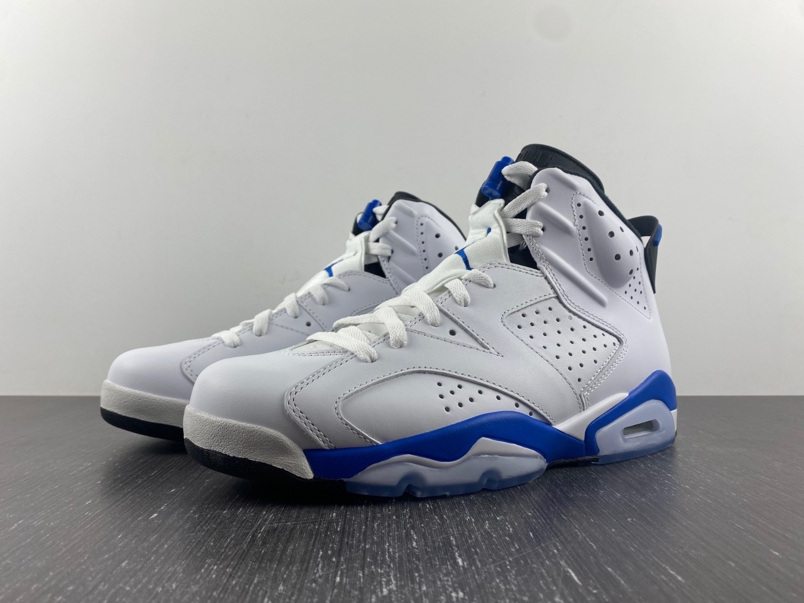 Air Jordan 6 Retro Sport Blue - 384664-107