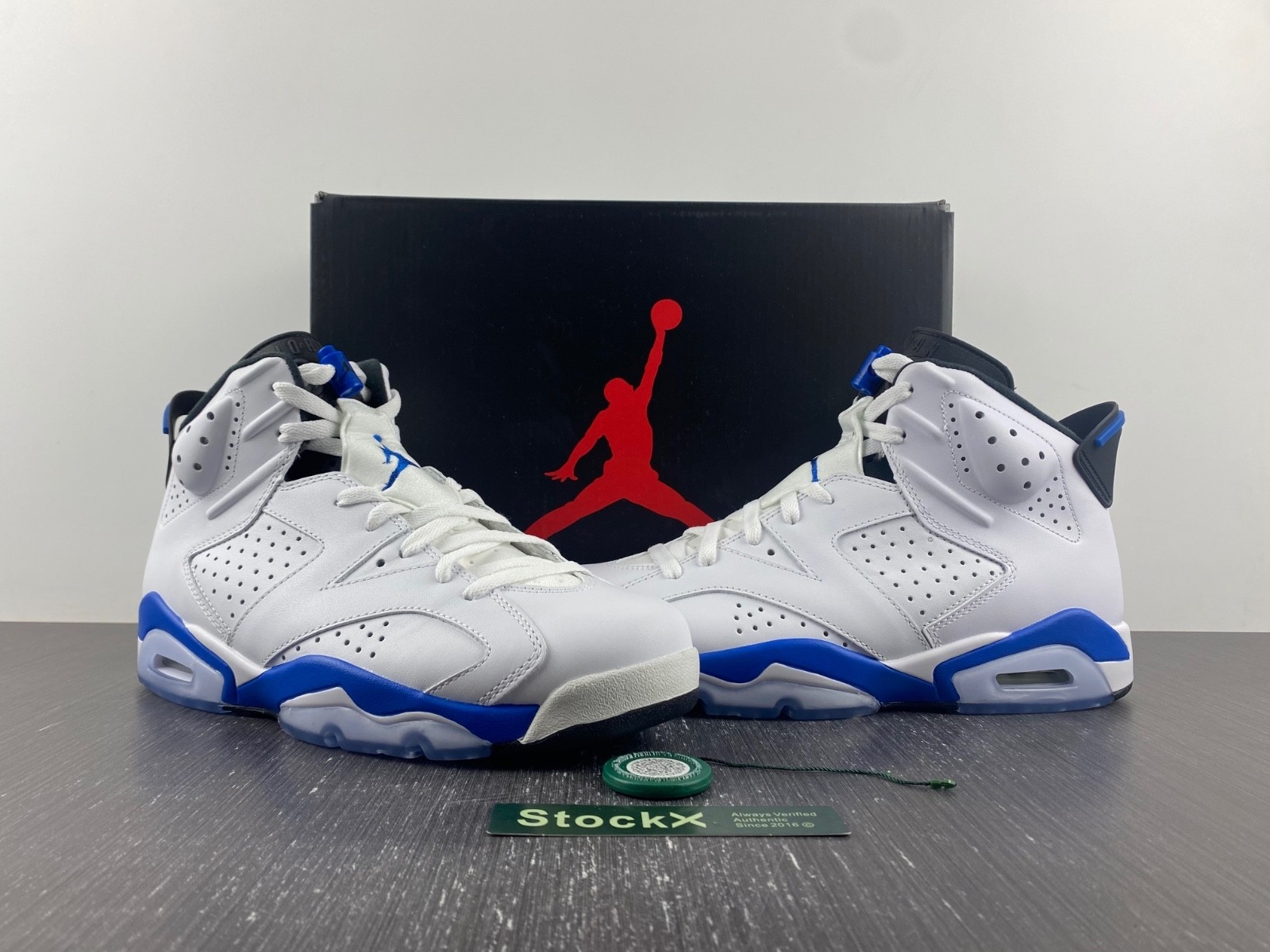 Air Jordan 6 Retro Sport Blue - 384664-107