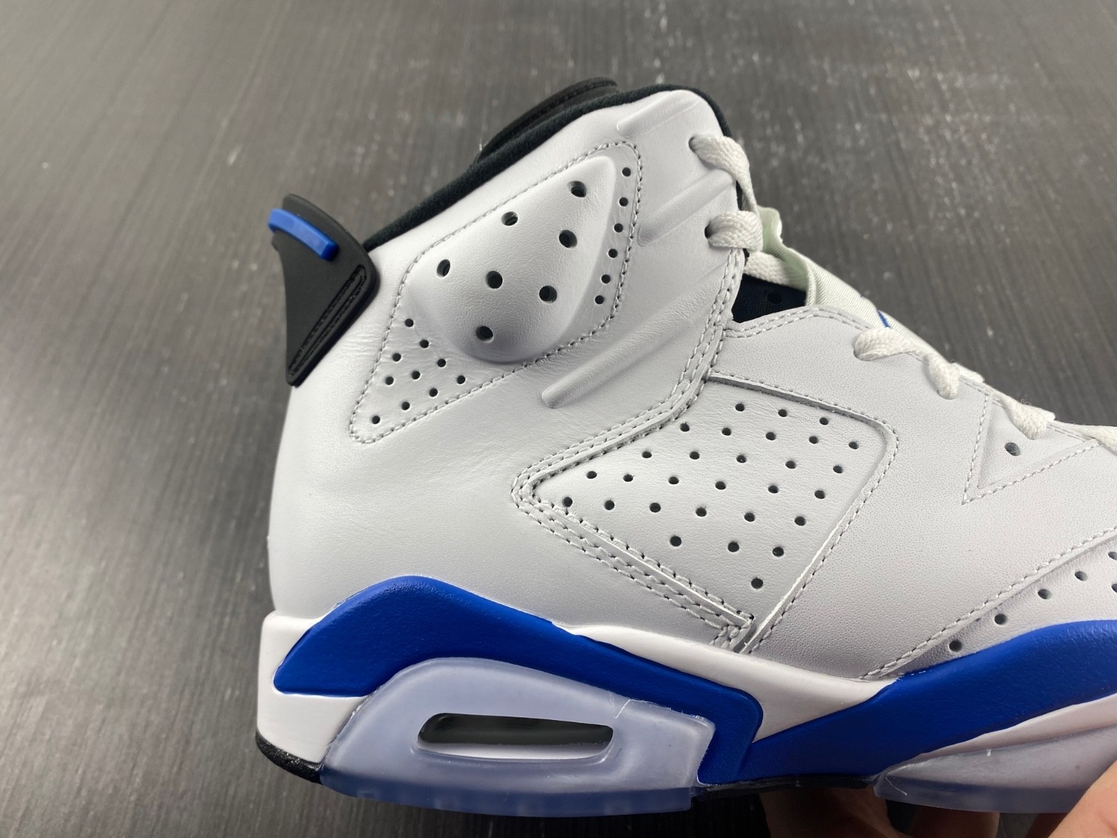 Air Jordan 6 Retro Sport Blue - 384664-107