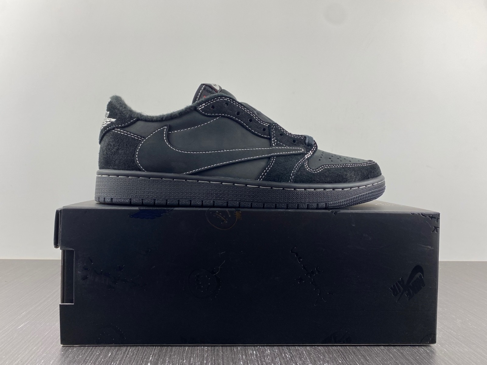Travis Scott Air Jordan 1 Low Black Phantom DM7866-001