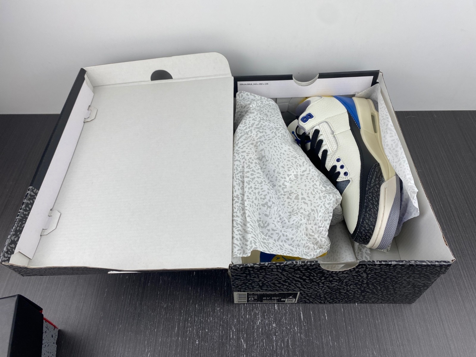 Air Jordan 3 Retro Racer Blue - 398614-145