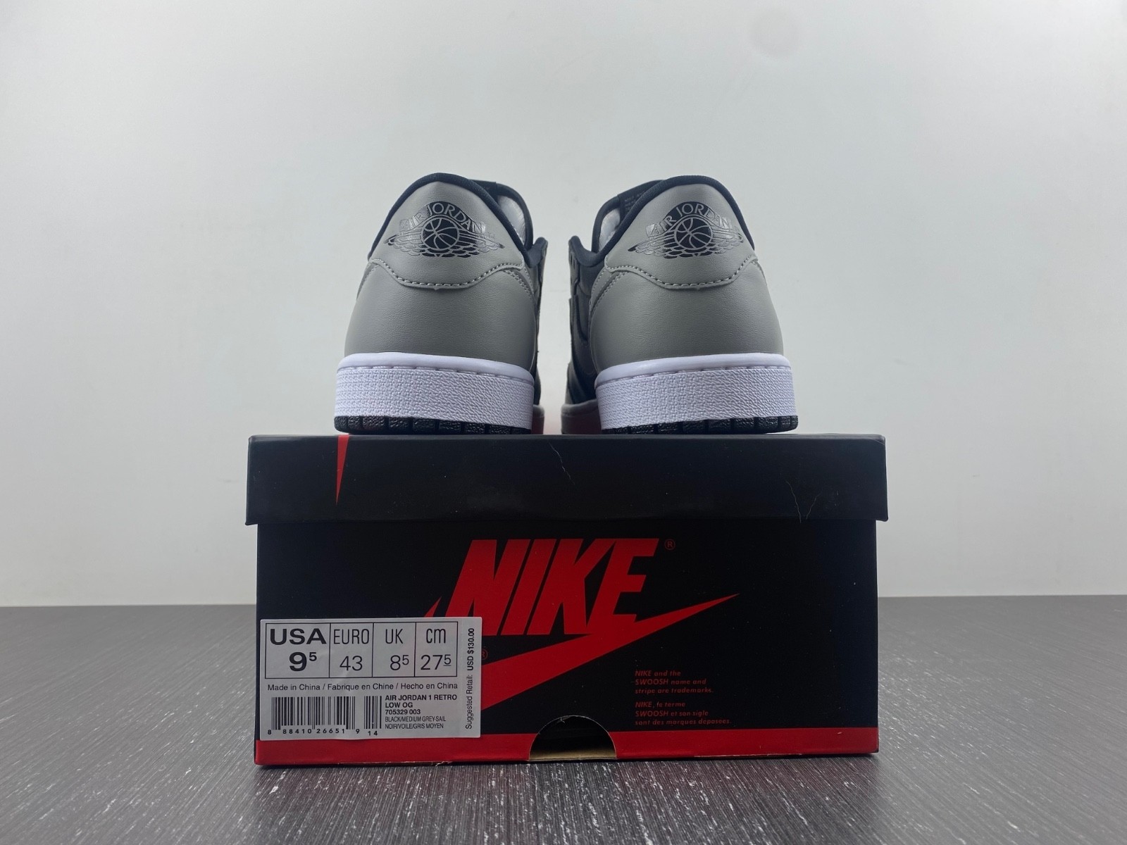 Air Jordan 1 Retro Low Shadow - 705329-003