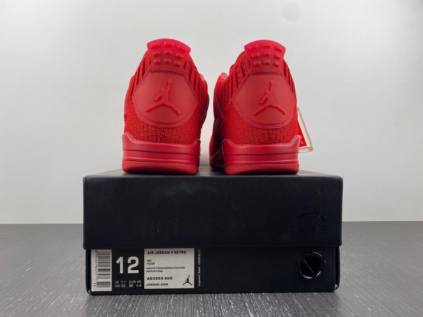 Air Jordan 4 Retro Flyknit Red - AQ3559-600