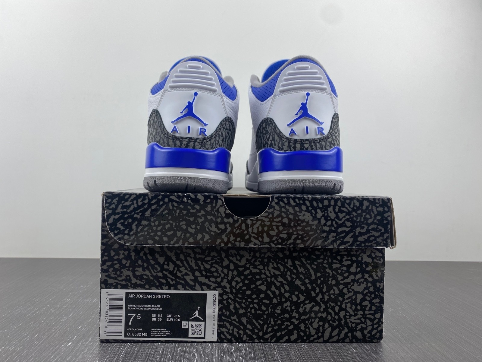 Ar Jordan 3 Retro Racer Blue - CT8532-145