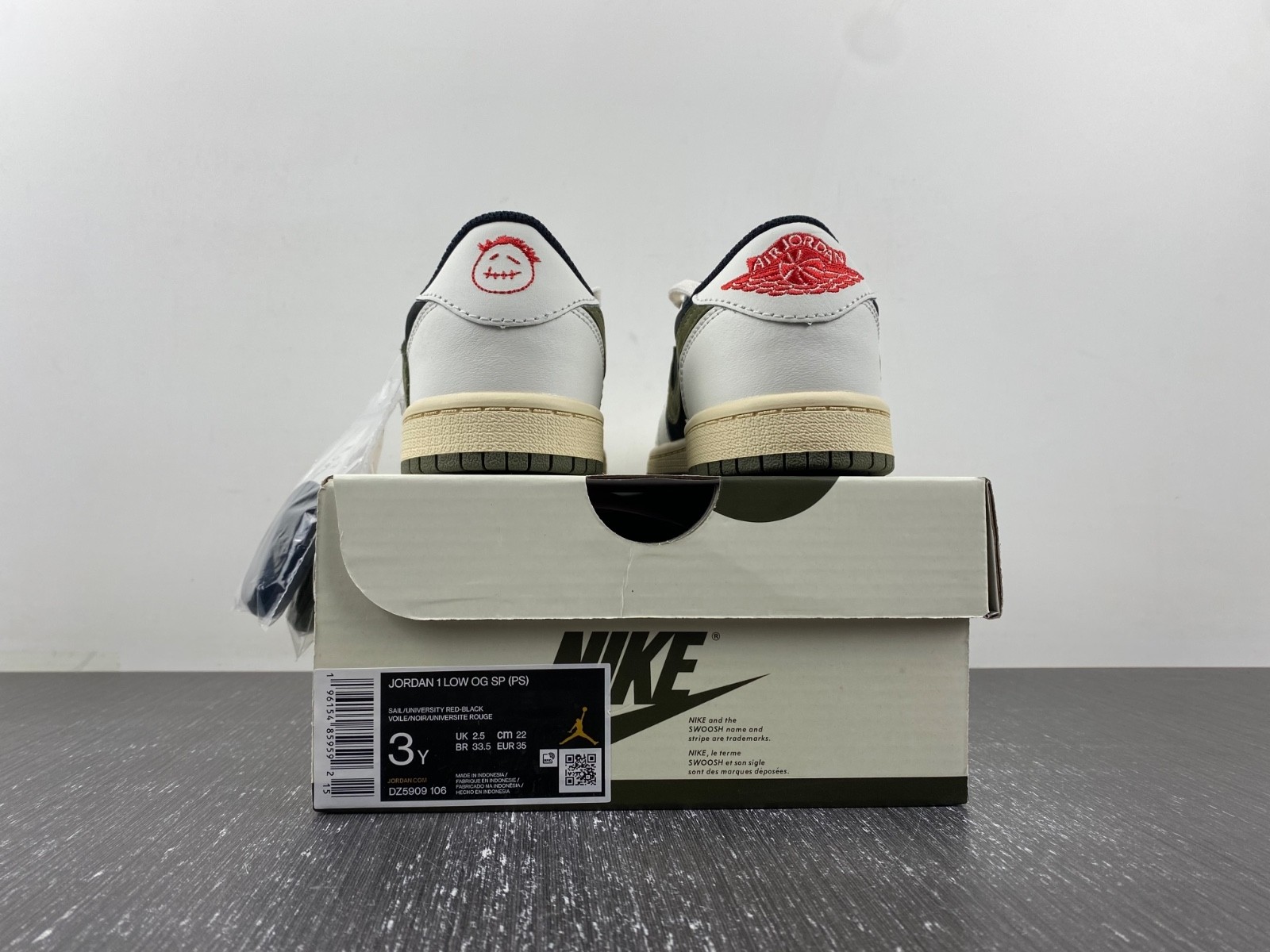 Kids Travis Scott x Air Jordan 1 OG Low DZ5909-106