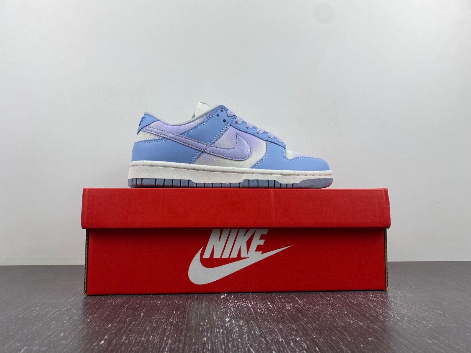 Nike Dunk Low Blue Canvas Womens | FN0323-400
