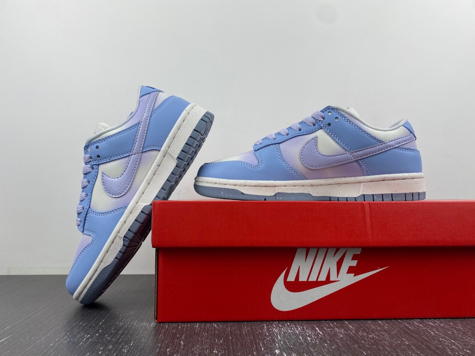 Nike Dunk Low Blue Canvas Womens | FN0323-400