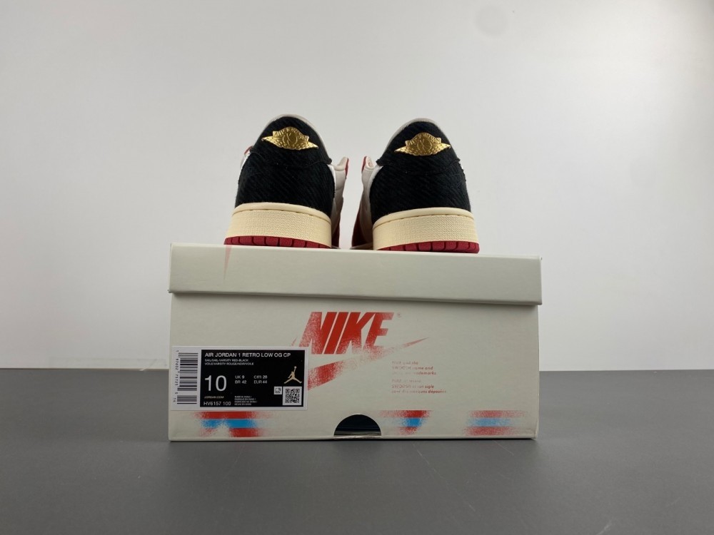 Air Jordan 1 Retro Low OG Trophy Room Rookie Card Home HV6157-100
