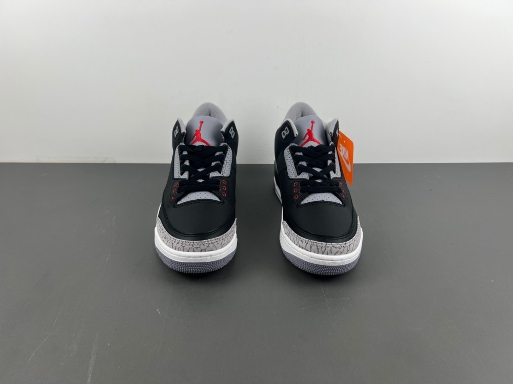 Air Jordan 3 Black Cement Reimagined 2024 DN3707-010