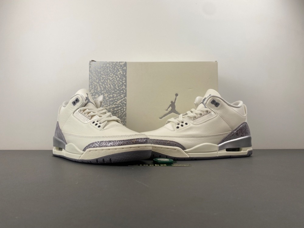 Air Jordan 3 Retro Sail Cement Grey (Women