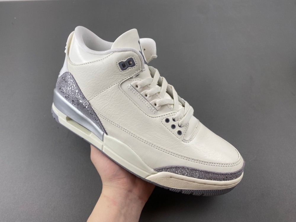 Air Jordan 3 Retro Sail Cement Grey (Women