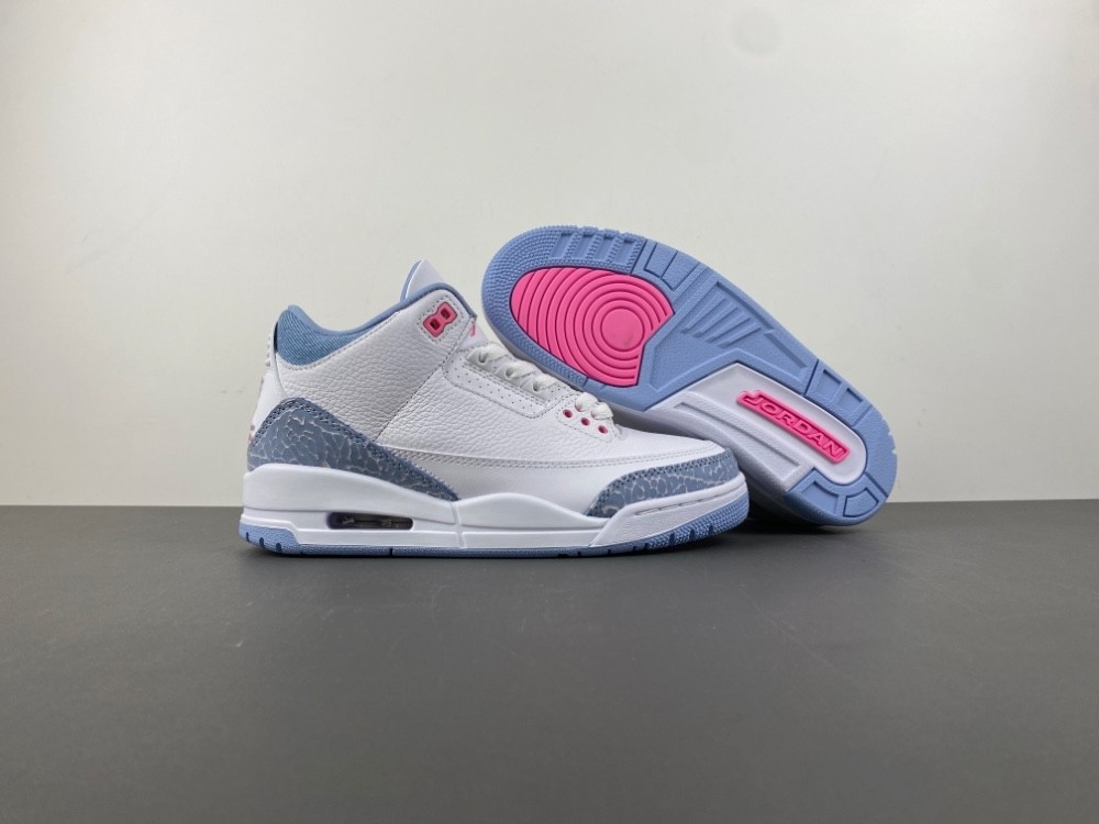 Air Jordan 3 Retro White Cobalt Bliss (GS) - HQ0784-101