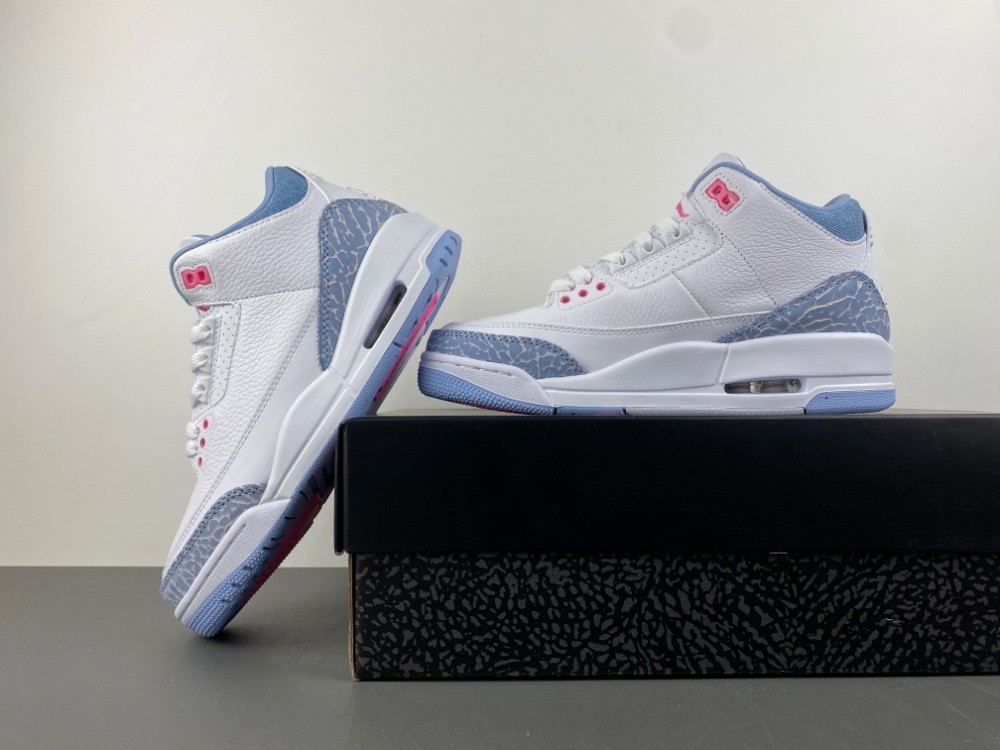 Air Jordan 3 Retro White Cobalt Bliss (GS) - HQ0784-101