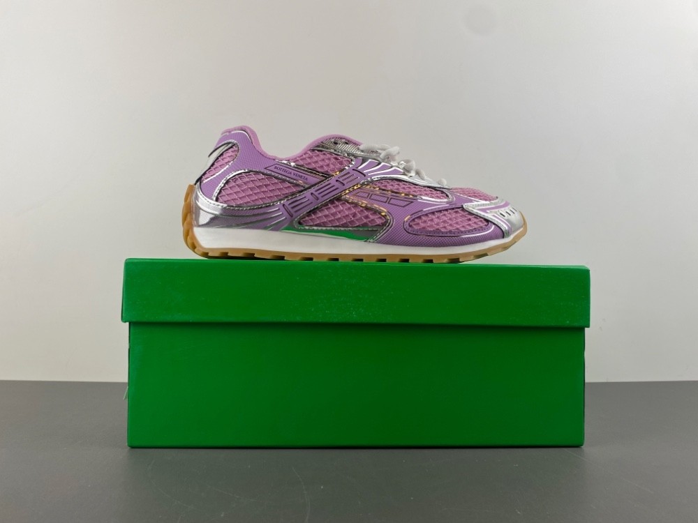 Bo*te*ga Ve*ne*ta Wmns Orbit Sneaker Gloss Silver 755915 V2X40 6151