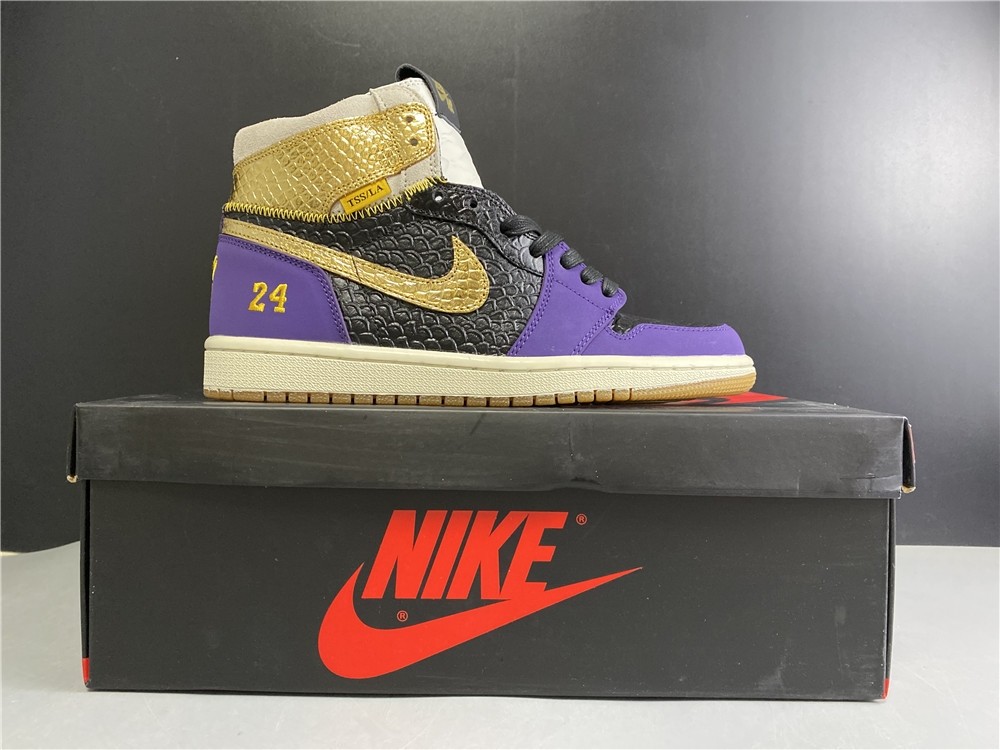Kobe Bryant x Air Jordan 1 High OG Black-Purple 555088-171