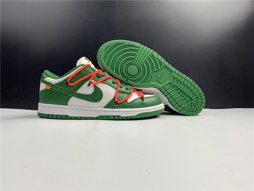 OFF-WHITE x Nike Dunk Low  green white CT0856-700