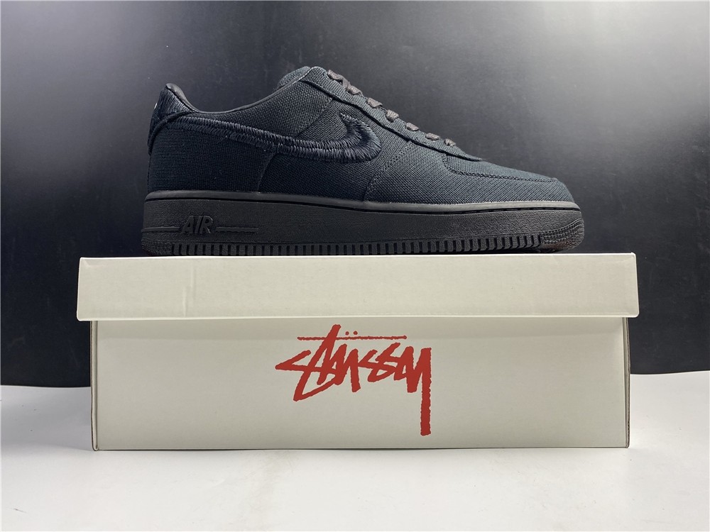 Stussy x Nike Air Force 1 Low “Black” CZ9084-001