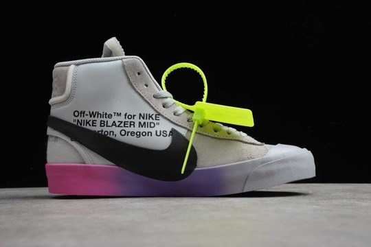 Nike Blazer Mid Off-White Wolf Grey Serena "Queen" AA3832-002