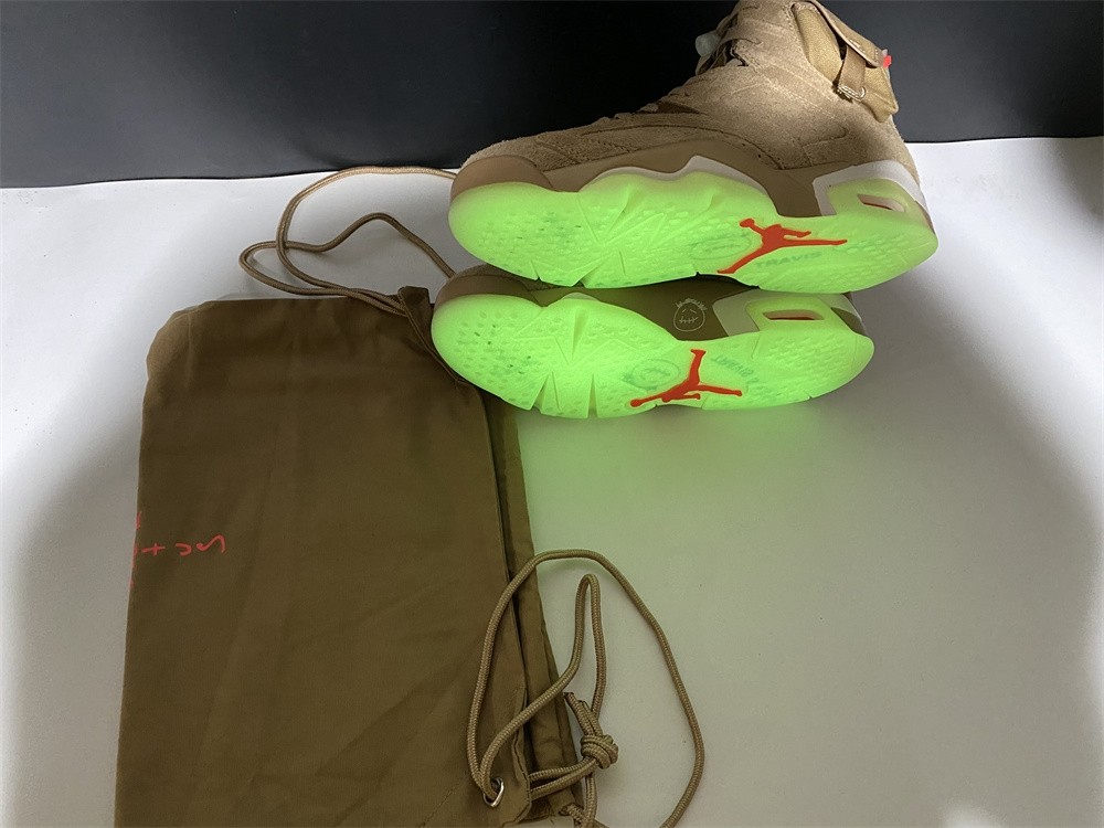 Travis Scott x Air Jordan 6 SP British Khaki / Bright Crimson-Sail DH0690-200